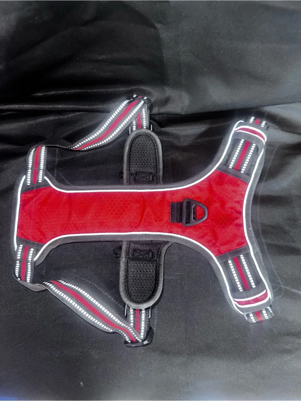 # Red Reflective No-Pull Dog Harness Sz Large